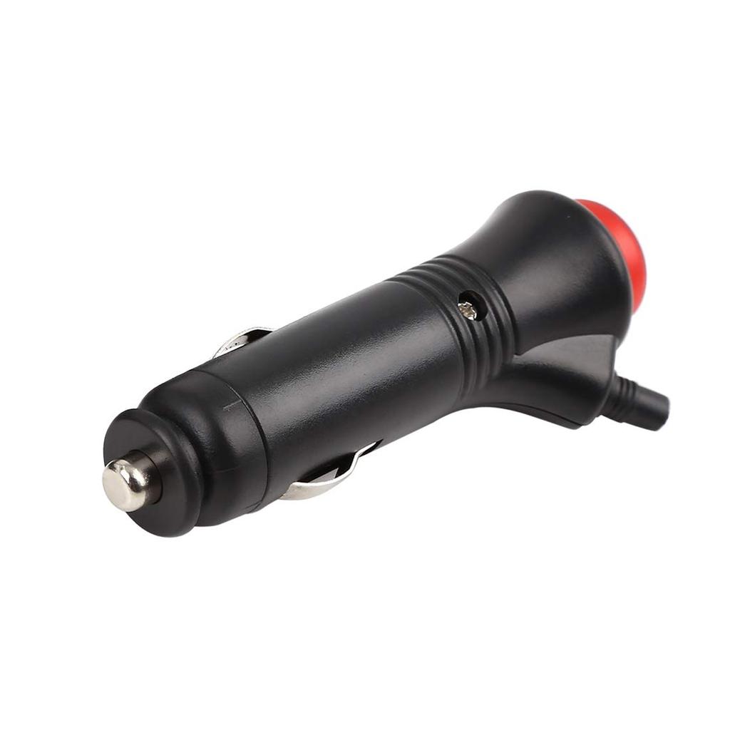 Uxcell Waterproof Lighter Plug for Lighter Power Socket Plug DC with LED Pack of 2 Car, Motorcycle, Boat, Fuse, Switch, Connector, 12V/24V Indicator,