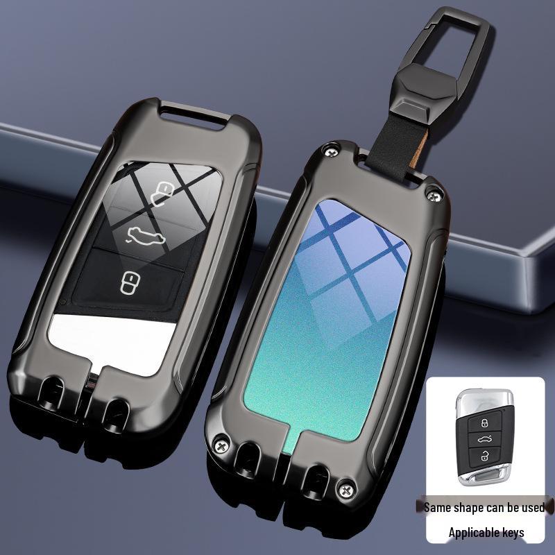 Compatible Key Case for Volkswagen Cars: 24 Sagitar, Bora, Golf 7, Tiguan L, Tayron, Yi, Magotan, and 23 Model CC.