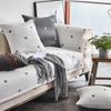 New Sofa Mat Four Season Pure Cotton Star Pattern Anti Slip Cushion Sofa Cover Home Furnishings Living Room Universal Sofa Cover