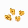 Ying Tai 18K Gold-Plated Stainless Steel Earrings – Unique Geometric Design, Titanium Steel, High-End European and American Style.