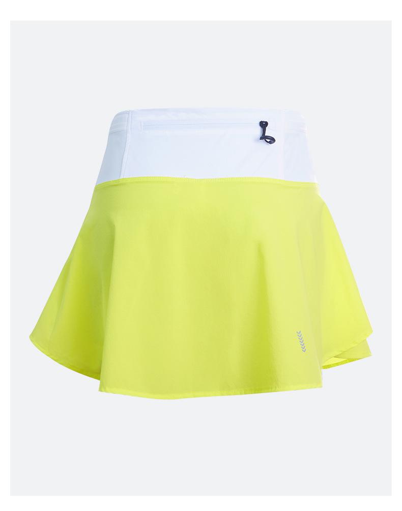 Women's Quick-Dry Splatter Print Skirt with Pockets and Lining