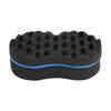 Brosse à cheveux multi-trous Twists Magic Barber éponge double face Afro Curl Wave