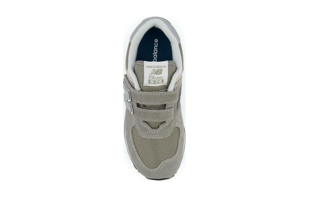 Çocuk Spor Ayakkabıları New Balance 574 Cırt Cırtlı Küçük Çocuk Geniş 'Core Pack - Gri Beyaz'