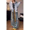 Fashion Trend Temperament Jeans Simple Popular Harajuku Ins New Literary Versatile Lazy