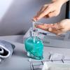 123Arts Glass Skull Soap Dispenser Lotion Bottle Soap Bottle with Pump Sliver
