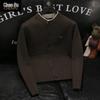 2025 Men's Trendy Two-in-One Button-Down Knit Sweater - Autumn/Winter Cool Base Layer
