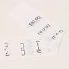 White Graffiti Letter Print Long Socks Harajuku Over Knee Thigh High Stockings Cute Socks Kawaii