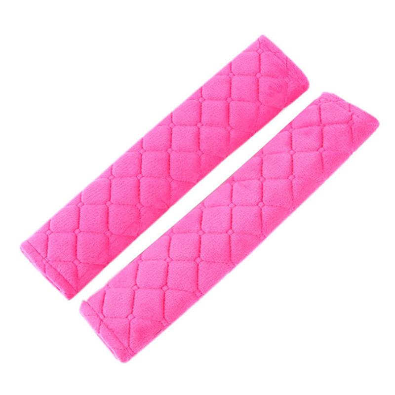 2Pcs Universal Car Seat Belt Cover Adjustable Soft Plush BackPack Strap Kids Adults Car Seat Belt Shoulder Pads Auto Accessories