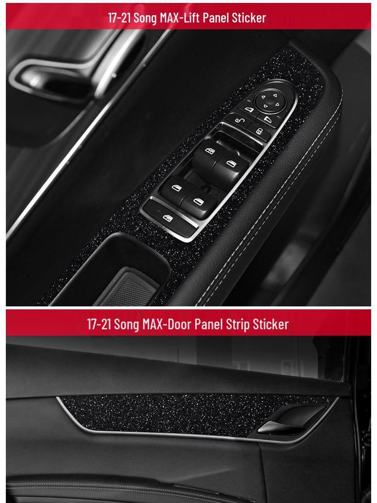 Starry Sky Center Console Film for 17-21 BYD Song Max Interior Decor