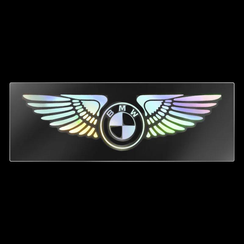 

Красочные Лазерные Крылья Ангела Креативные Наклейки на Автомобиль Аксессуары для BMW E90 E60 E61 E93 E87 E36 E46 E53 X1 X3 X5 X6 F30 F20 F10 G30