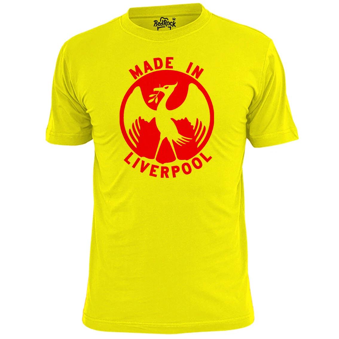 Мужская футболка  Сделано в Ливерпуле  Scouse Footy 4XL
