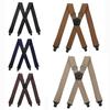 Vintage Elastic Braces 3.8cm Wide Trouser Straps Belt Fashion Braces Suspenders  Men Women