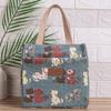 Style Canvas Lunch Tote With Heat Retention For Work And School