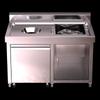 Commercial Double-Hole Meal Service Cart