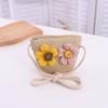 Hat female summer baby sun hat travel beach visor parent-child straw hat big brim children's basin hat sun protection