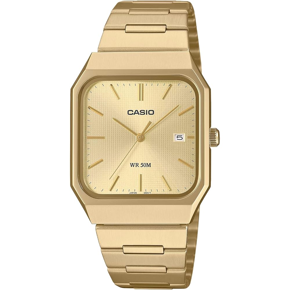 [Casio] CASIO Standard Analog Quartz Men s Watch MTP-B185G-9AV Gold (Overseas Model) [Parallel Import]