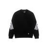 Adidas FI Crew Sweatshirt With Striped Panel Men Sweatshirt Black H46538
