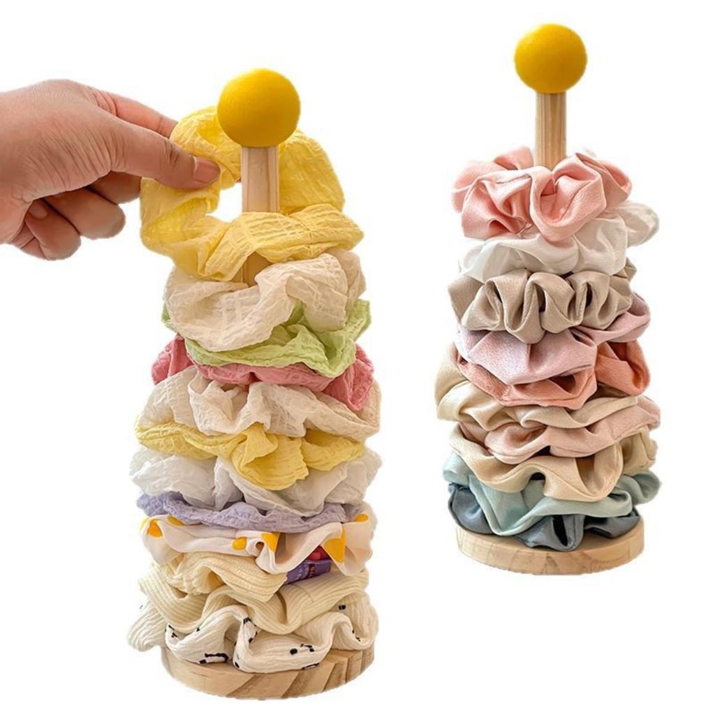 Antique Style Hair Accessory Storage Rack - Wooden Multi-layer Plant Decoration Headband, Hair Clip, Jewelry Display Rack -Storage Rack