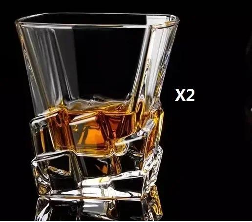 New Square Crystal Whiskey Glass Cup For the Home Bar Beer Water and Party Hotel Wedding Glasses Gift Drinkware