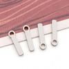 Stainless Steel 26 English Letter Pendant Charm for DIY Bracelets and Necklaces