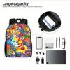 Cartoon toys Super Zings SuperThings Child School Backpack with Lunch Bags ,Pencil Bags ,School Bags for Boys Girls Best Gift