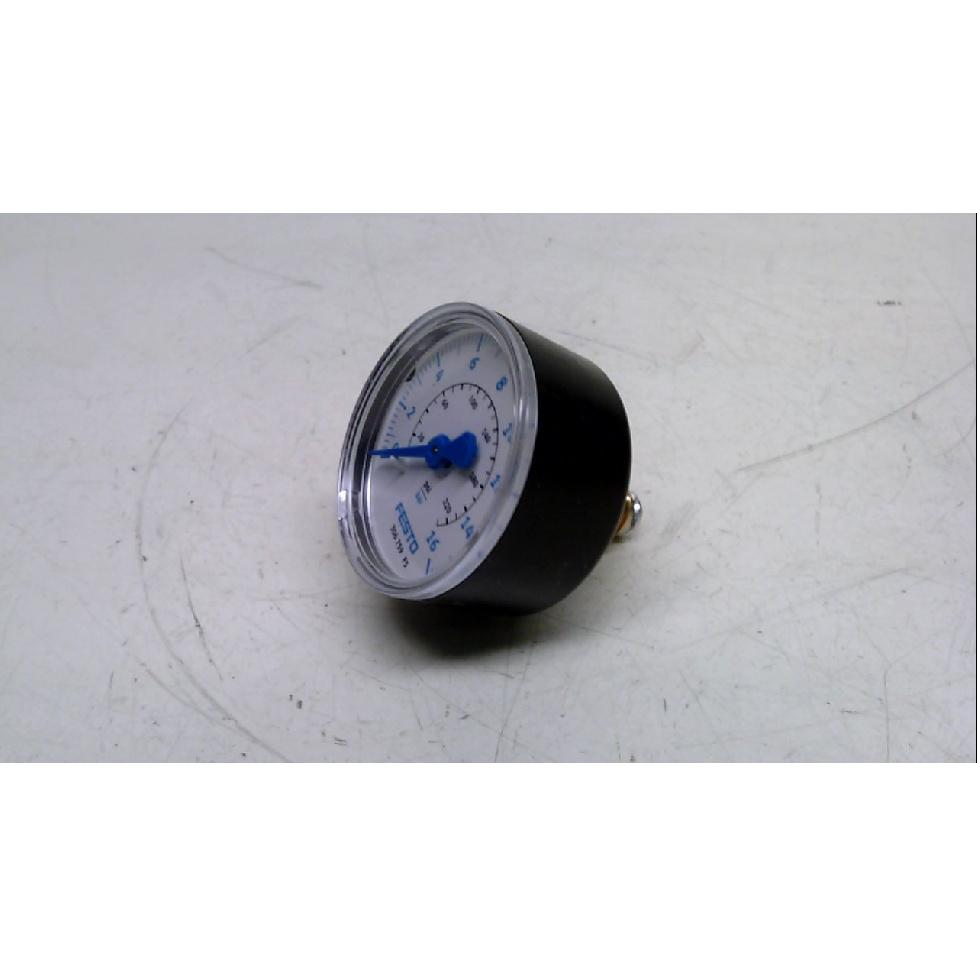 

FESTO MA-50-16-1/4 0-16 BAR, 0-220 PSI, 356759, Manometer, Pressure Gauge