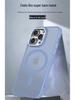 Magnetic Semi-Transparent Matte Phone Case for iPhone 16 Pro Max/15/14 Pro/13/12/11