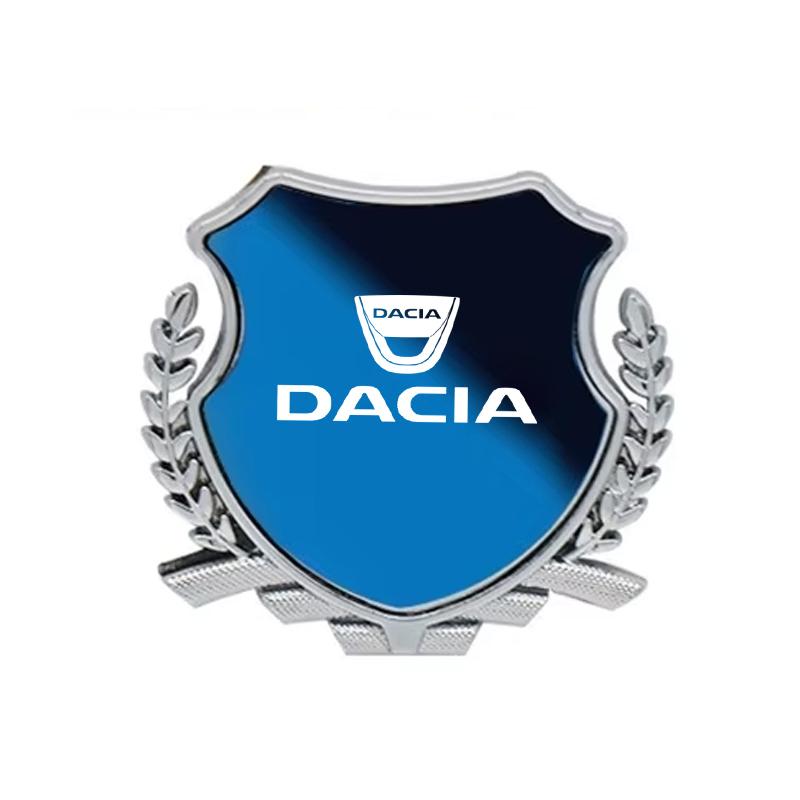 Car Side Modification Sign Triangular Metal Sticke For Dacia Duster Logan Sandero Jogger Spring Stepway Dokker Lodgy Accessories