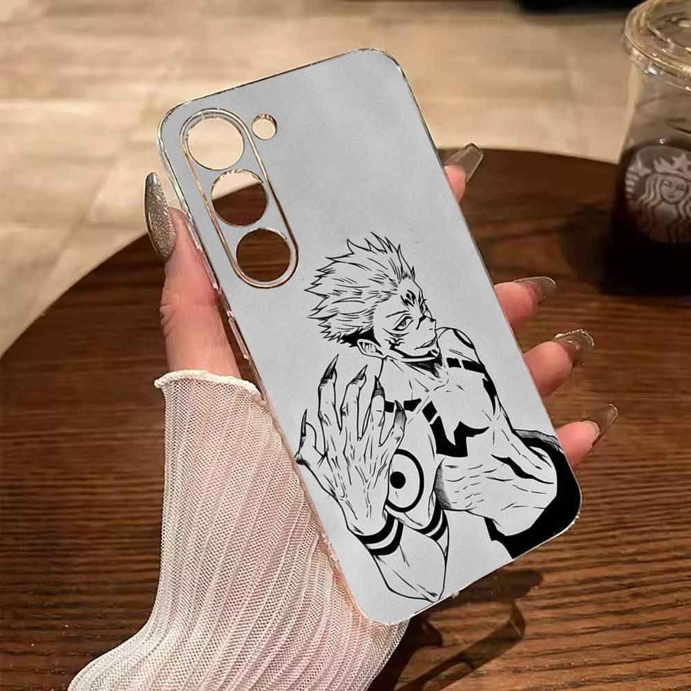 Popular-Anime--Jujutsu -Kaisen Phone Case For Samsung Galaxy A71,A70,A52,A51,A40,A30 Transparent Cover