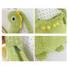 Solid Color Cartoon Crossbody Bag Plush Shoulder Bags Portable Long Neck Dinosaur Bag  Travel