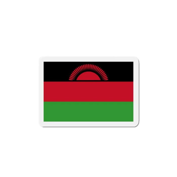 Aimant Drapeau Malawi - Multicolore - 8 Cm - 50 Pièces - Résine Synthétique - Mixte