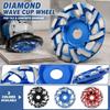 Diamond Flange Mesh Wave Saw Blade Tile Cutting Disc Mesh Wave Ripple Diamond Saw Blade Grinding Wheel 125mm for Angle Grinder
