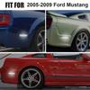 2Pcs Clear LED Side Marker Signal Light Cold White For 2005-2009 Ford Mustang