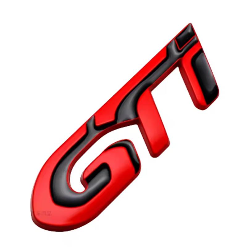 UHHA5 Car Fender Metal Sticker Rear Trunk Badge Emblem For Peugeot GTI GT GTline GT RCZ 406 405 205 3008 206 208 408 508 407 107 307