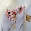 2026 Student Cute Puppy Detachable Handmade Short White Nail Tips