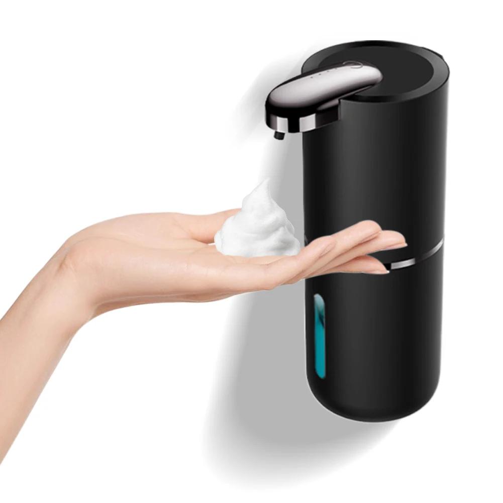 380ml Automatic Soap Dispenser 13.5 Oz Touchless Foam Soap Dispenser USB Rechargeable 4 Speed Electric Sanitizer Dispenser Set