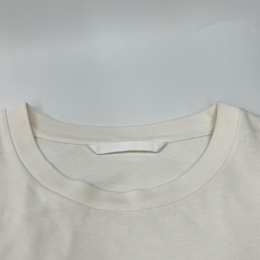 Moncler 23 Year T-Shirt Logo Long Sleeve Shirt Tops L whiteUsed