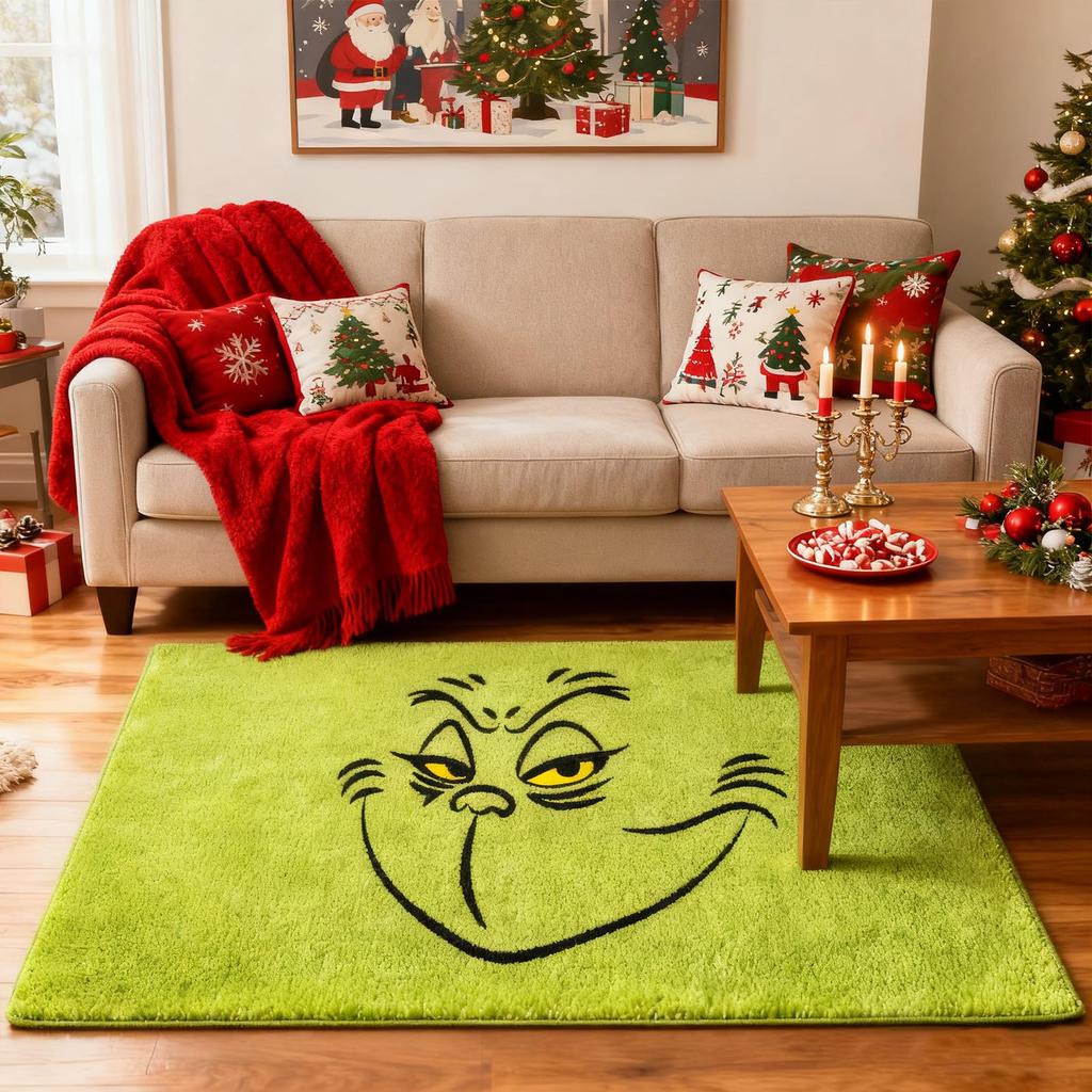 Xmas Welcome Christmas Mat Non- And Washable Doormat Decoration Door Mat Entrance Rugs