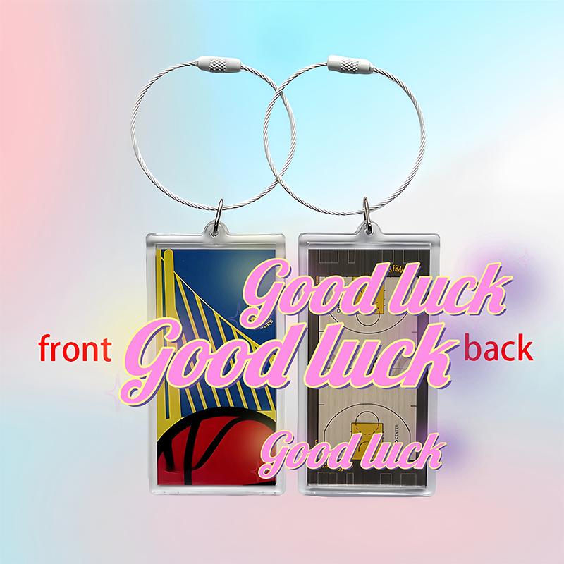 Keychain Handbag Team Keychain Idol Star Basketball Court Keychain Sports Backpack 30