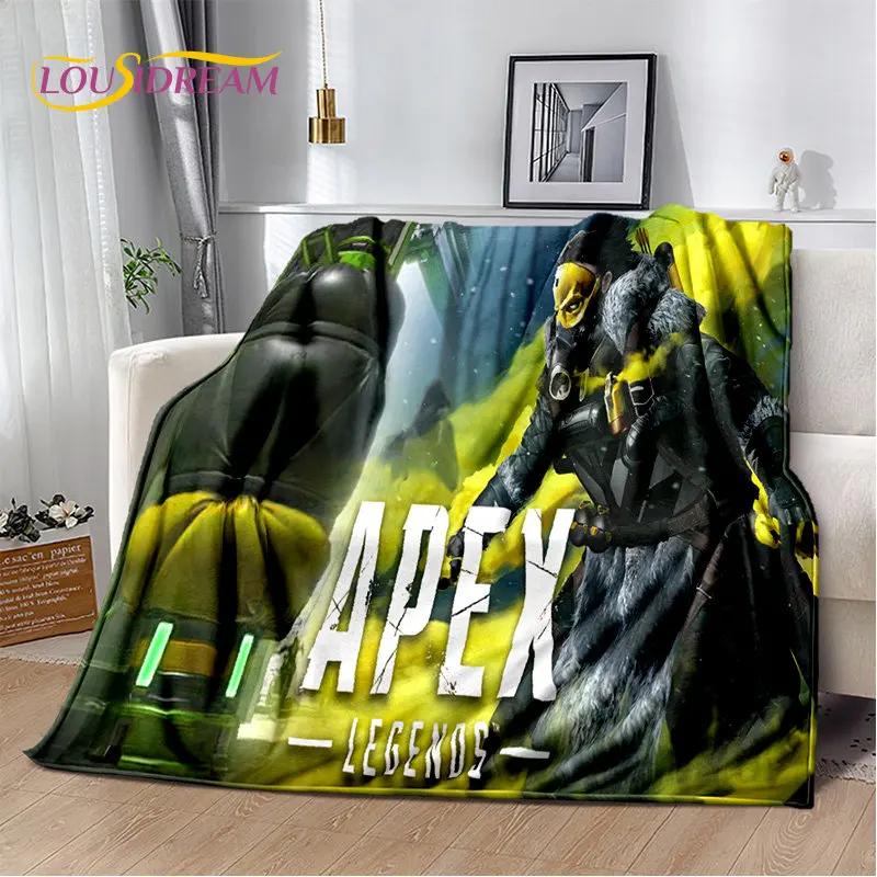 A-Apex Legends Game Gamer Cartoon Soft Plush Blanket,Flannel Blanket Throw Blanket for Living Room Bedroom Bed Sofa Picnic Cover