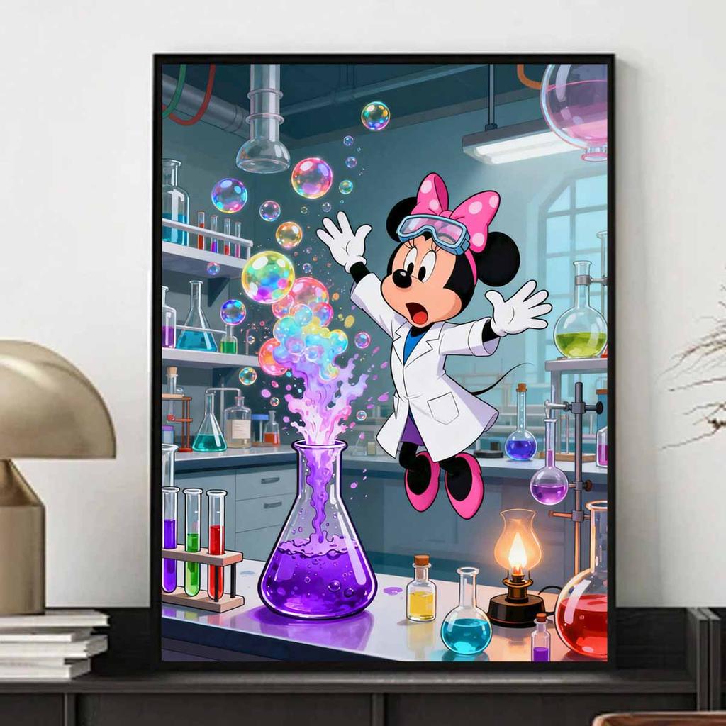 Disney Diamond Painting Kit Handmade diy5D Home Decoration Gift Unique Science Experiment
