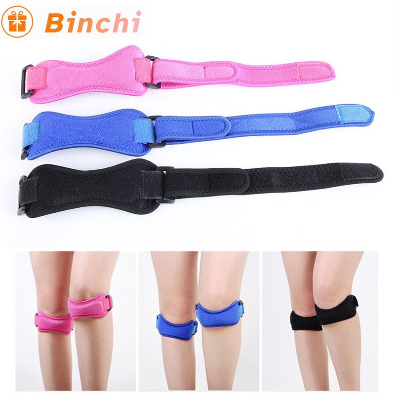 Breathable Shock Absorption Stabilizer with Silicon Rubber Pad for All of SportsPatella Tendon Knee Strap for Pain Relief