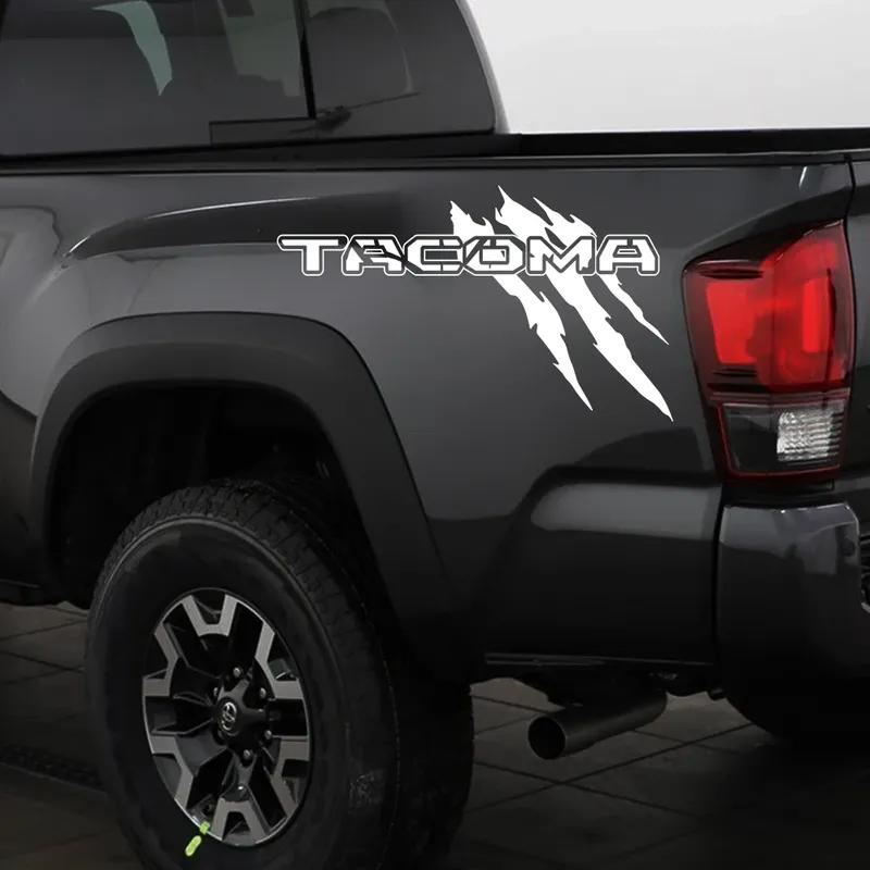 Car Body Side Sticker For Toyota Tacoma SR5 TRD Parts Pickup Truck Bed Graphics Claw Styling Decor Decal Auto Tuning Accessories
