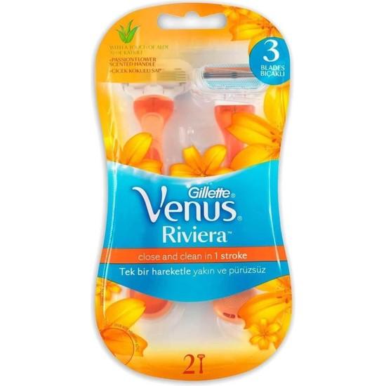 

Одноразовая женская бритва Gillette Venus Riviera, 2 шт.