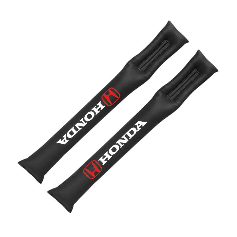 2Pcs Car Seat Gap Filling Plug Cushion Side Seam Leak Proof Strip For Honda Civic Fit Accord City Vezel CR-V S660 Odyssey HR-V