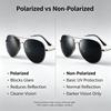Man's Driving Polarized Sunglasses Pilot Toad Frame Myopia Glasses UV400 Anti UV Motorcycle Beach Shades Eyewear 0 To -4.0