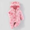 Tuta in Velluto per Neonato - Tuta da Esterno con Piedi Autunno/Inverno