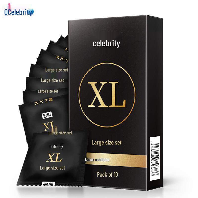 Ultra Thin Ribbed & Lubricated Condoms with Hyaluronic Acid - 10 Pack Adult Sex Toy