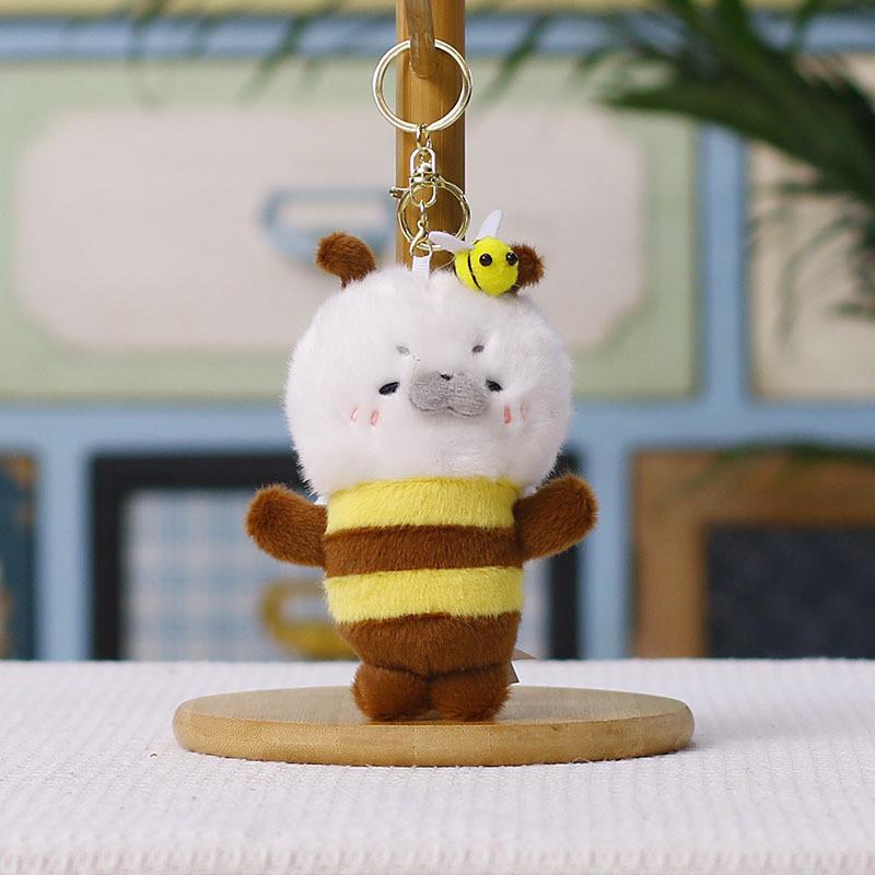 Cute Seal Plush Keychain With Pp Cotton Filling For Kids And Teens