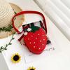 2026 Summer Korean-Style Girls' Crossbody Bag - Cute Strawberry Fashion Accessory for Little Girls